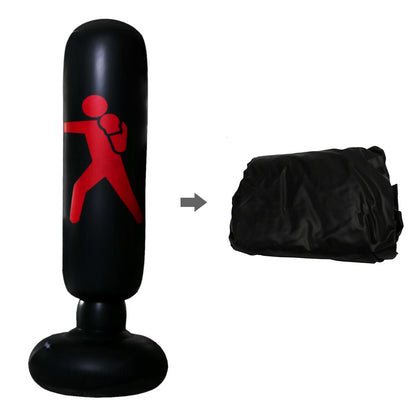 Inflatable Free Standing Punching Bag Boxing Cardio Kickboxing Fitness Training