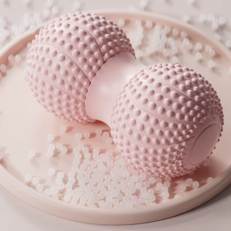 Peanut Massage Ball Double Lacrosse Balls Trigger Point Deep Tissue Exercise Arm Leg Back Muscle Massage Roller Yoga Fitness