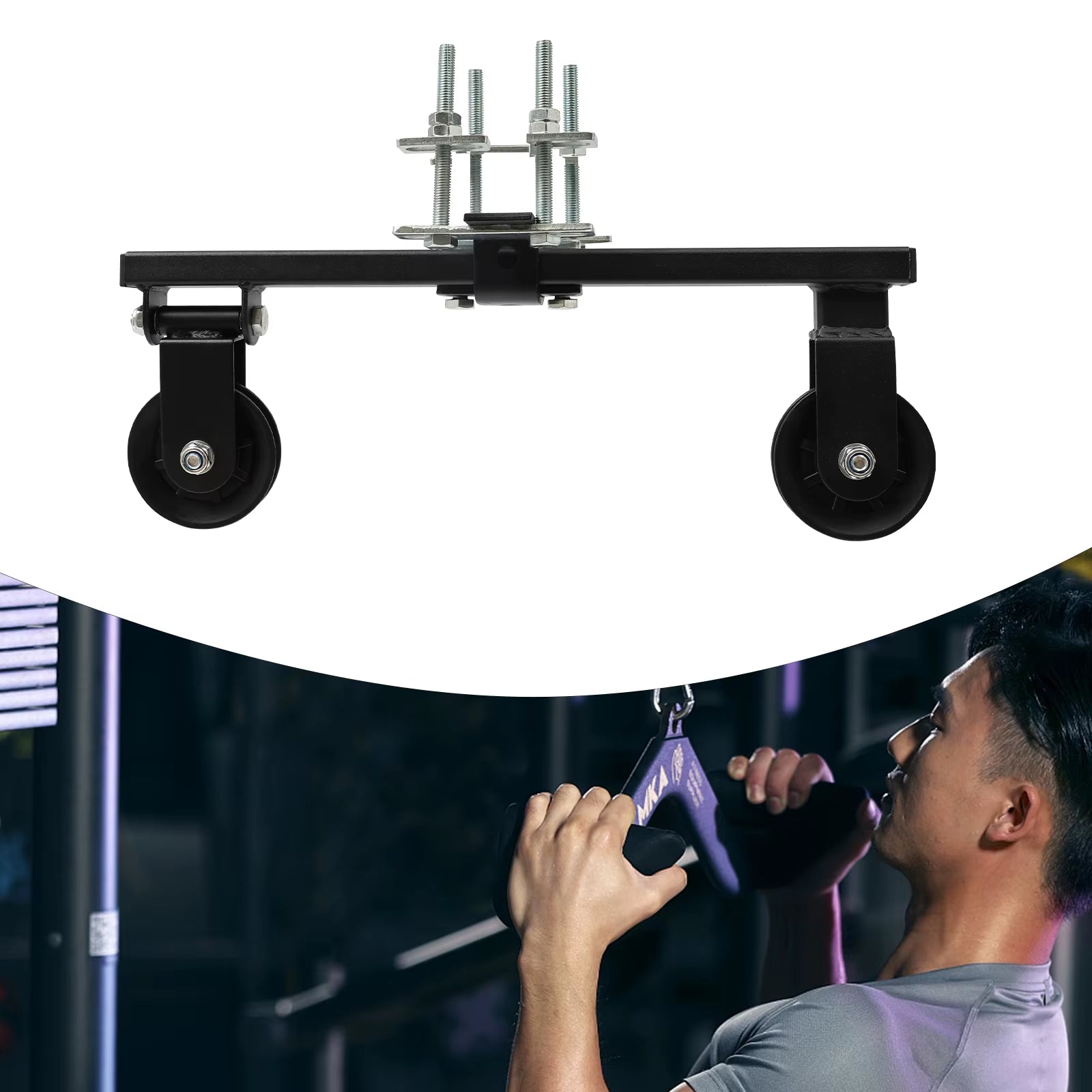 Cable Pulley System, Weight Pulley System for Home Gym Equipment, Pulley System for Strength Training for Home Gym