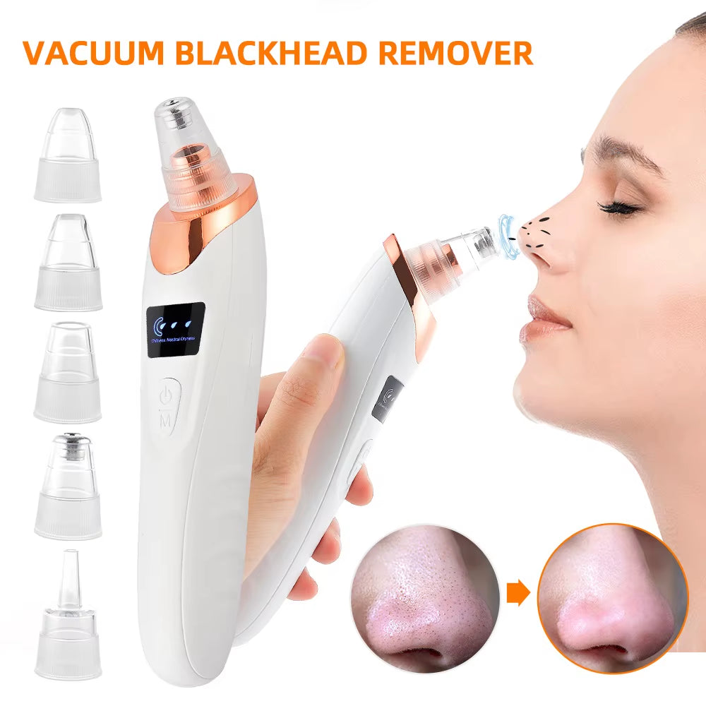 Nose Blackhead Remover Face Cleansing Beauty Machine Facial Suction Cleaner Pimple Dead Skin Remover Extractor Skin Care Tools