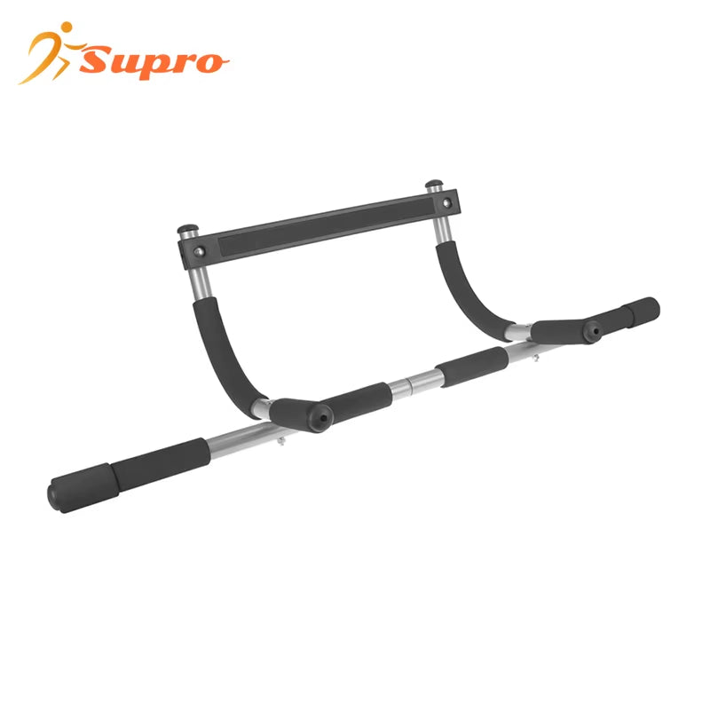Supro Multiple-Level Adjustable Pull-Up Dip Bar for Doorway Width Door Pull up Bar Accurately Match Wide and Narrow Doorframe