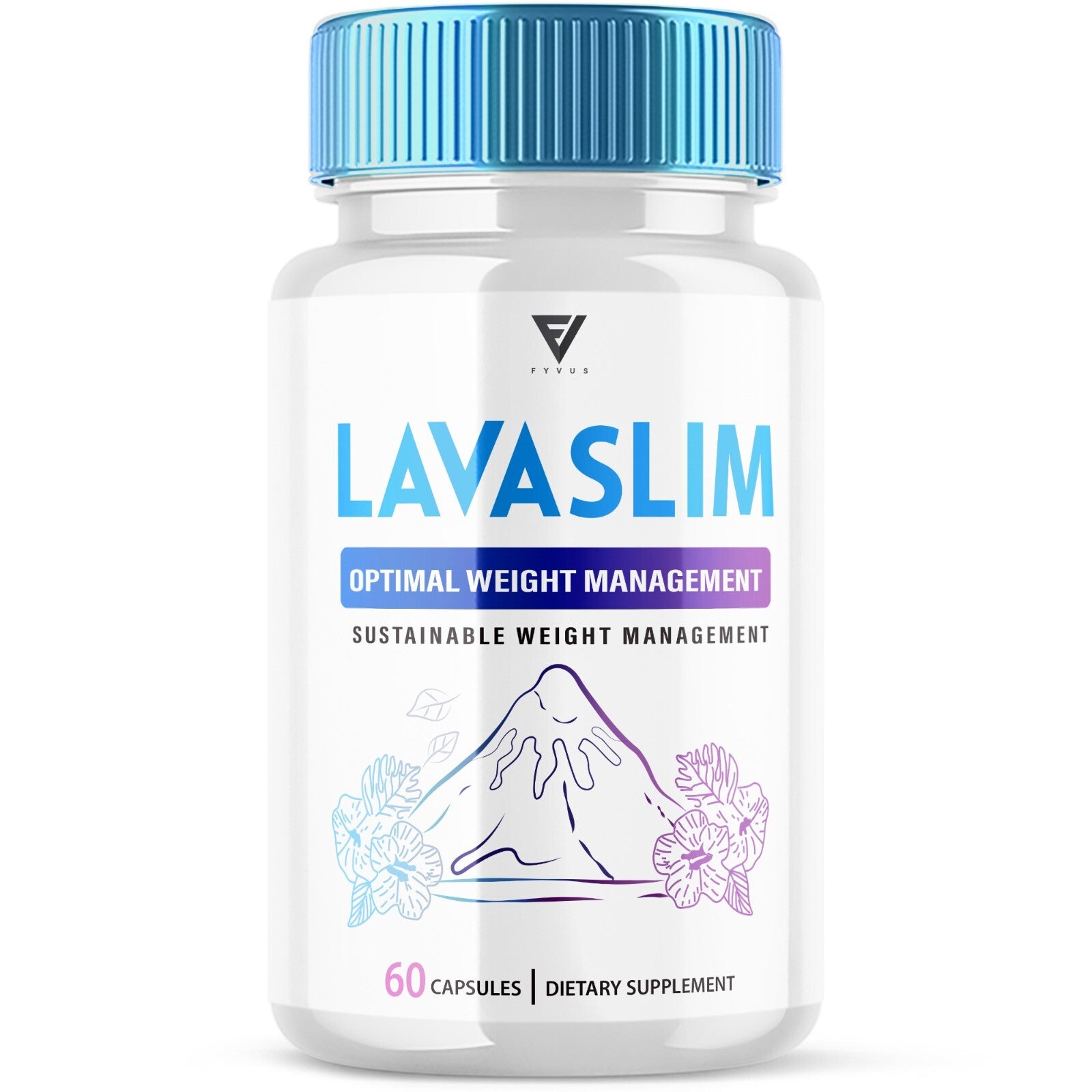 Lava Slim for Weight Loss and Fat Burn Maximum Strength Formula (60 Capsules)