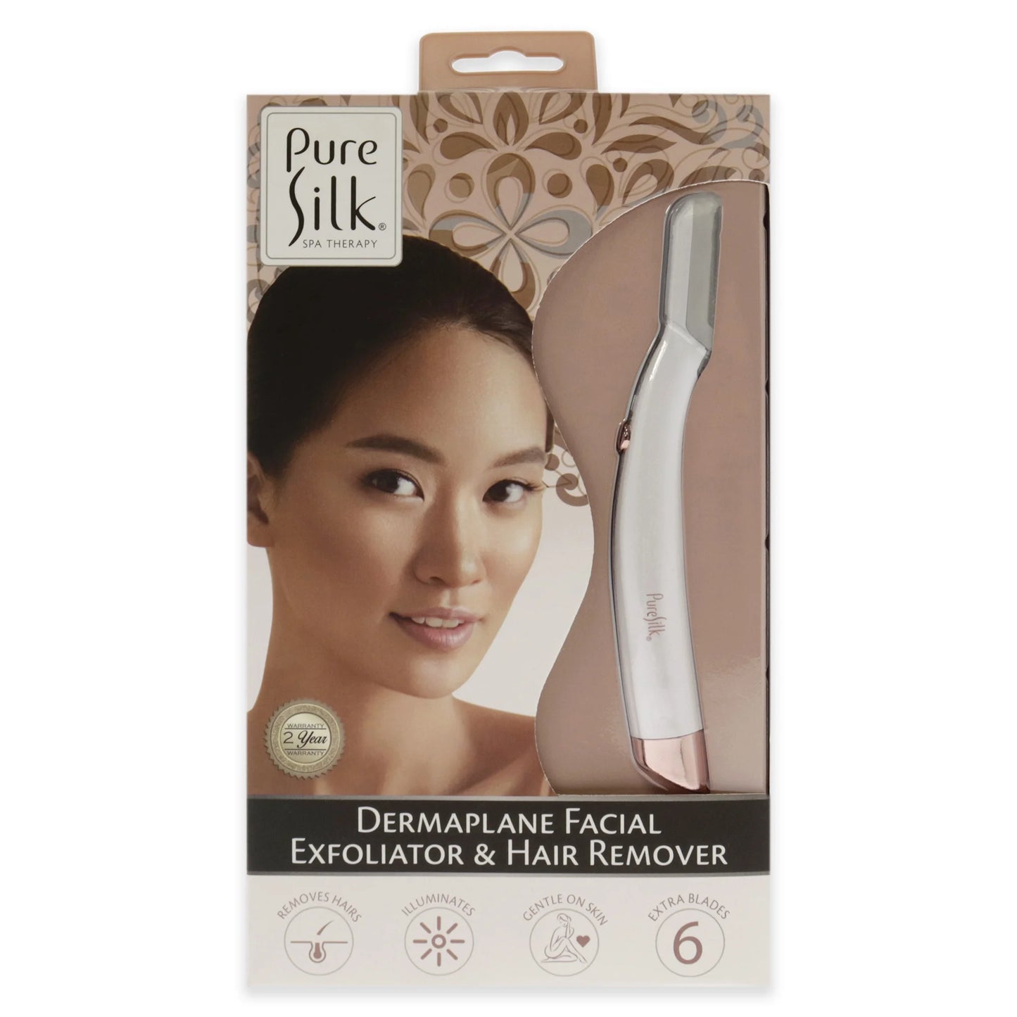 Dermaplane Facial Exfoliator and Hair Remover, 1 Pc Hair Remover Epilator