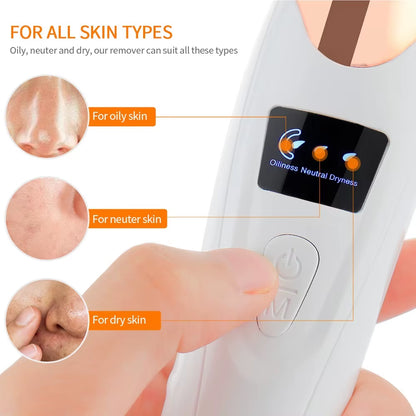 Nose Blackhead Remover Face Cleansing Beauty Machine Facial Suction Cleaner Pimple Dead Skin Remover Extractor Skin Care Tools