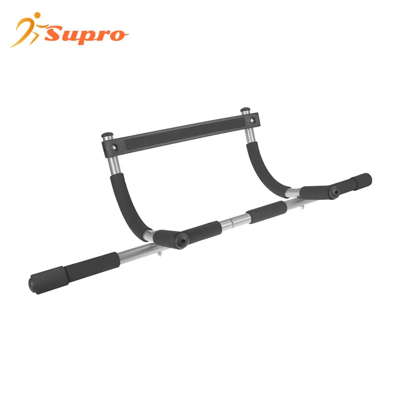 Supro Multiple-Level Adjustable Pull-Up Dip Bar for Doorway Width Door Pull up Bar Accurately Match Wide and Narrow Doorframe