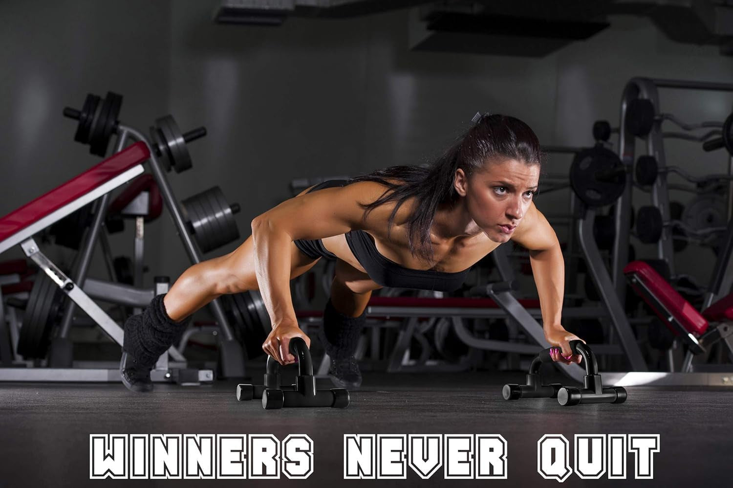 Push up Bar Strength Training - Home Gym Exercise Equipment Push-Up Stands With