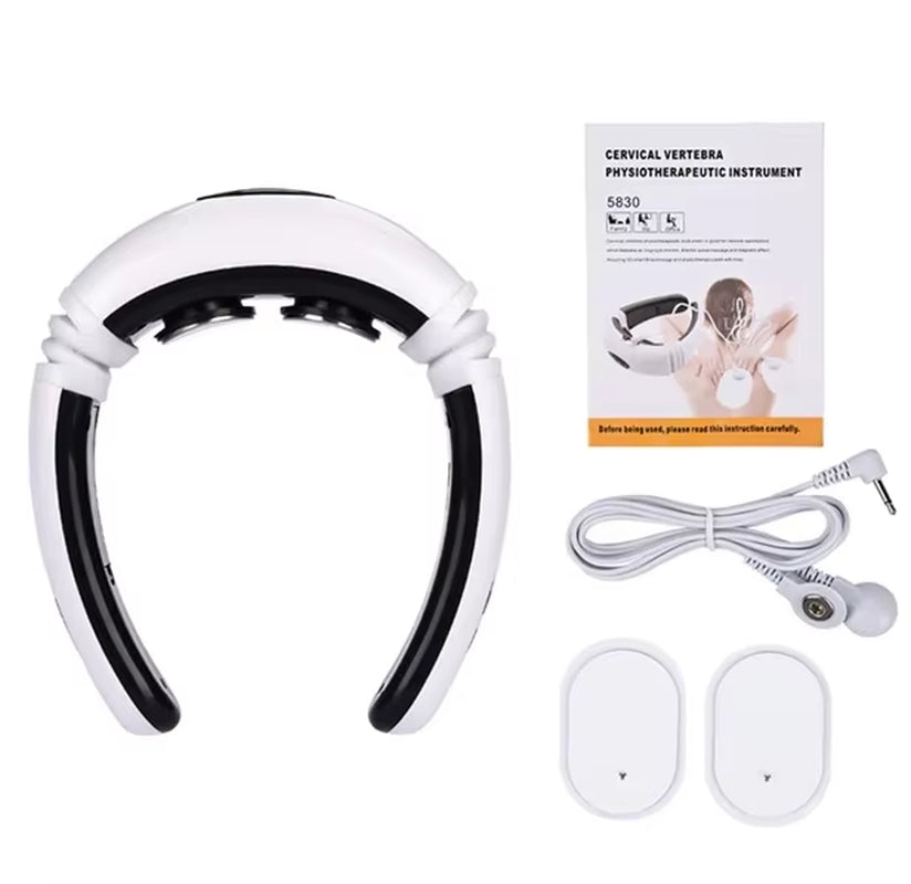 Electric Cervical Pulse Neck Massager Muscle Relax Massage Magnetic Therapy