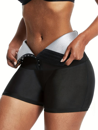Sauna Sweat Shapewear Shorts Pants Thigh Workout Suit Waist Trainer Weight Loss Sweatsuit Exercise Fitness Women
