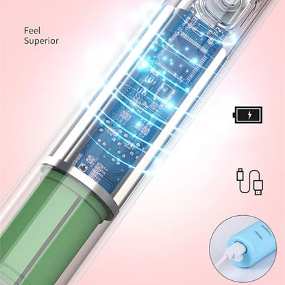 Sonic Electric Toothbrush USB Rechargeable IPX7 Waterproof Automatic Toothbrush Whitener with Replaceable Tooth Brush Head