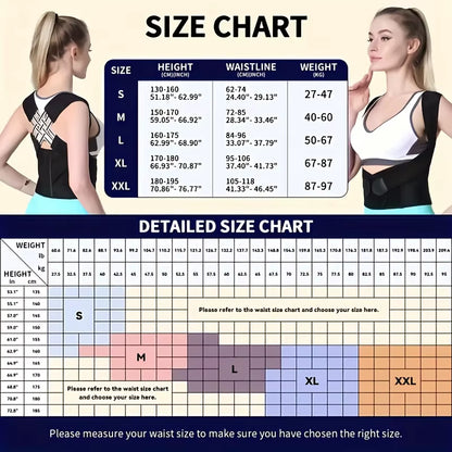 Dropshipping Stock Adjustable Back Posture Corrector Belt Women Men Prevent Slouching Relieve Pain Posture Corrector