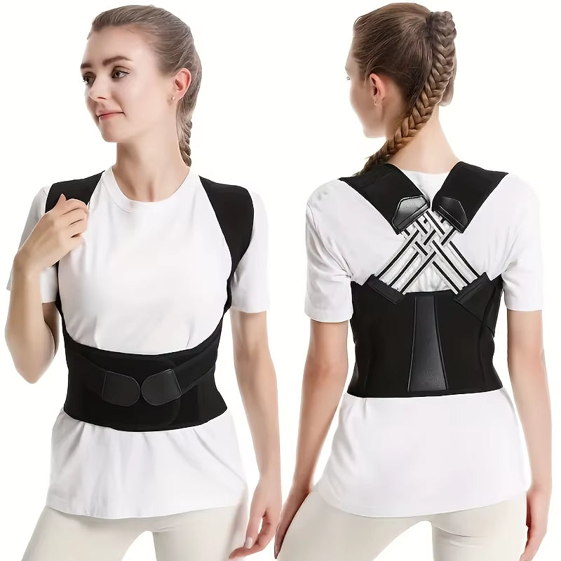 Dropshipping Stock Adjustable Back Posture Corrector Belt Women Men Prevent Slouching Relieve Pain Posture Corrector